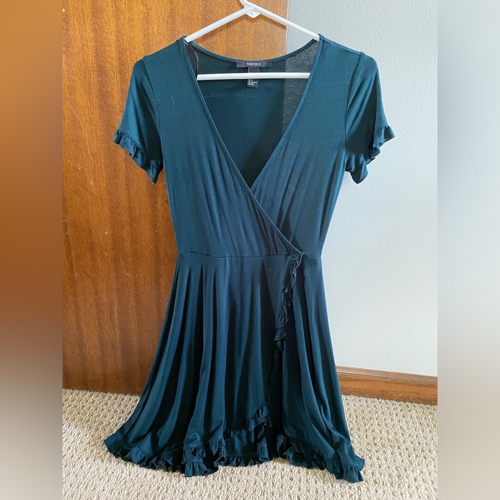 Forever 21 Green Mini Dress